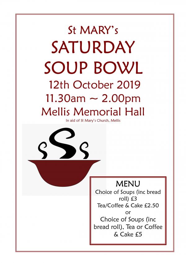 Soup Bowl 12 Oct 2019